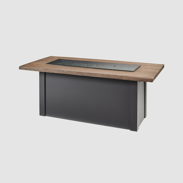 The Outdoor GreatRoom Havenwood Linear Gas Fire Pit Table 62"