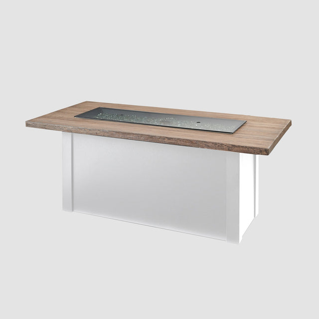 The Outdoor GreatRoom Havenwood Linear Gas Fire Pit Table 62"