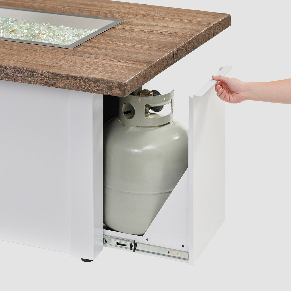 Havenwood Linear Gas Fire Pit Table 62"