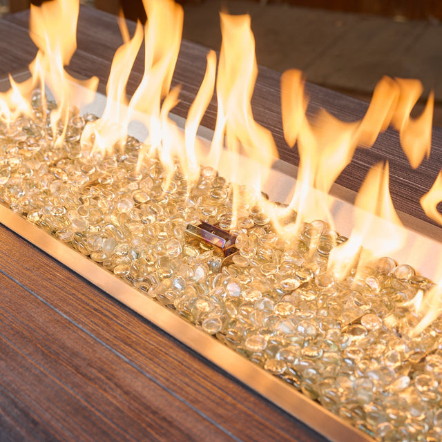 The Outdoor GreatRoom Havenwood Linear Gas Fire Pit Table 62"