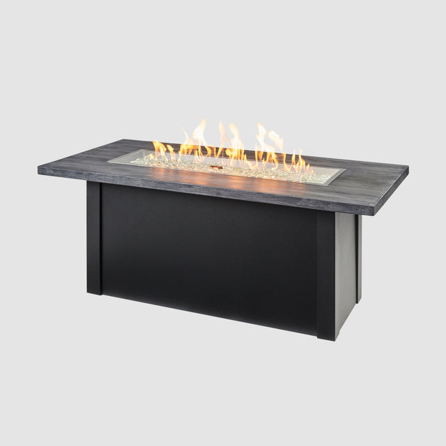 The Outdoor GreatRoom Havenwood Linear Gas Fire Pit Table 62"