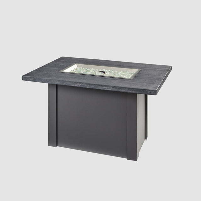 The Outdoor GreatRoom Havenwood Rectangular Gas Fire Pit Table 44"