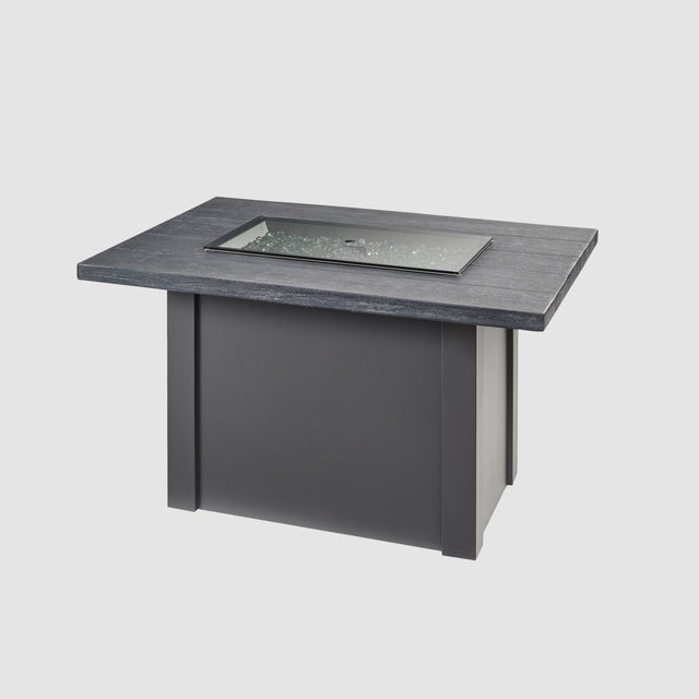 The Outdoor GreatRoom Havenwood Rectangular Gas Fire Pit Table 44"