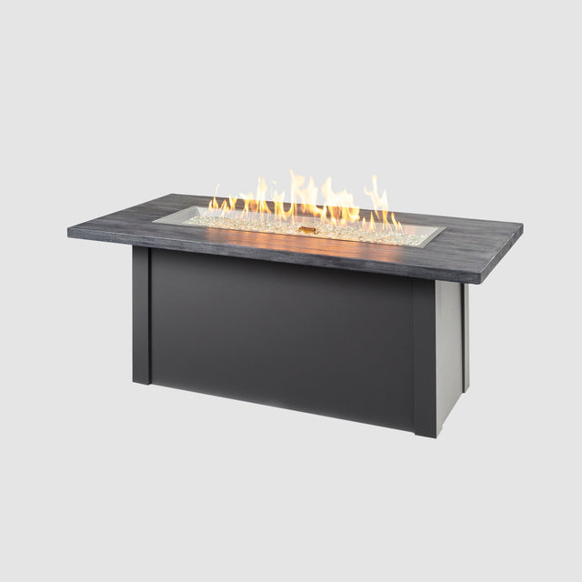 The Outdoor GreatRoom Havenwood Linear Gas Fire Pit Table 62"