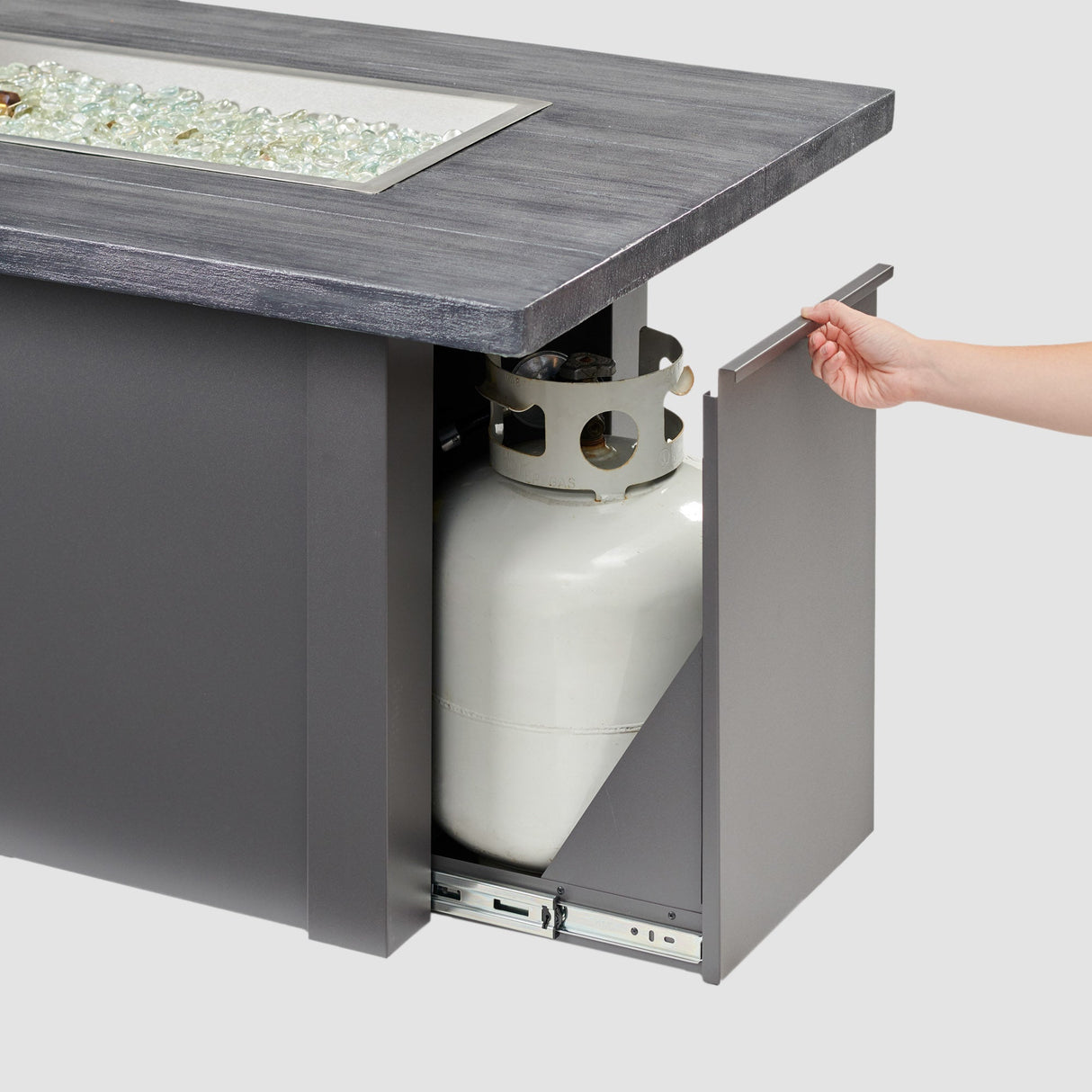 Havenwood Linear Gas Fire Pit Table 62"