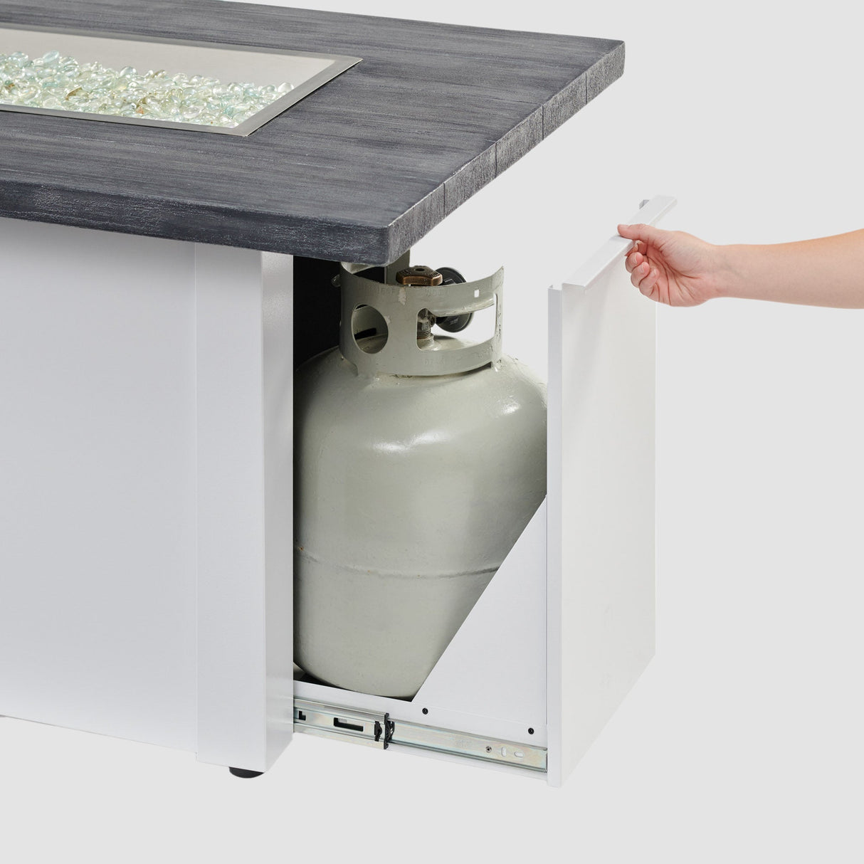 Havenwood Linear Gas Fire Pit Table 62"