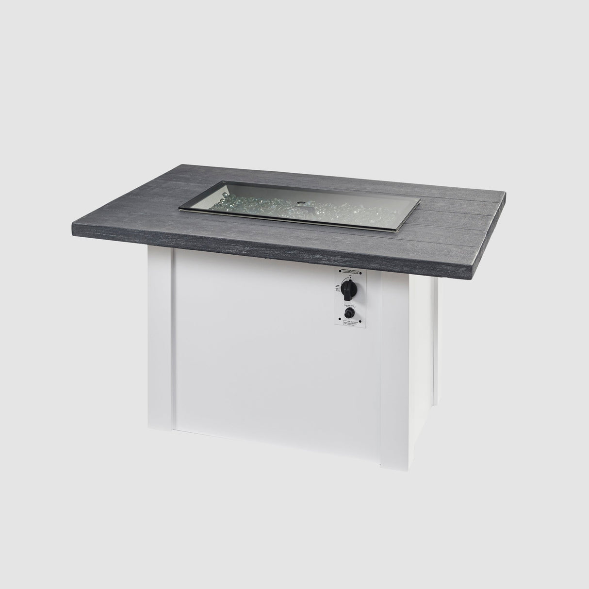 Havenwood Rectangular Gas Fire Pit Table 44"