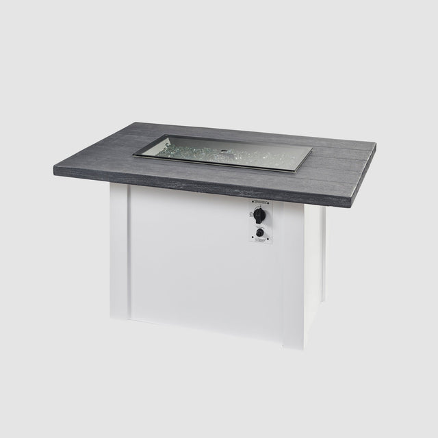 The Outdoor GreatRoom Havenwood Rectangular Gas Fire Pit Table 44"