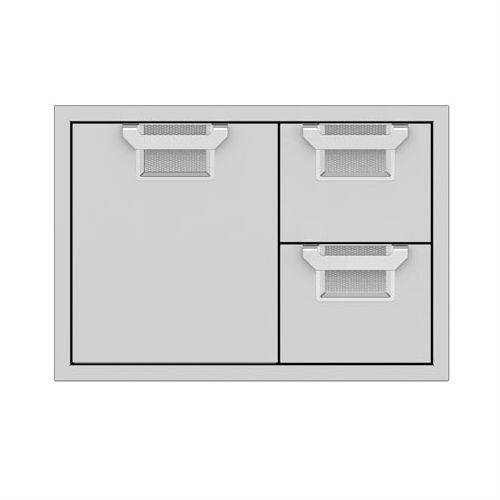 Hestan | Aspire 30” Double Drawer & Storage Door Combo