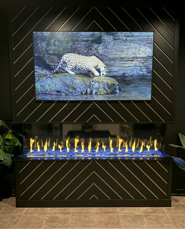 Modern Flames Orion Multi-Sided 76 Inch Built-In Electric Fireplace