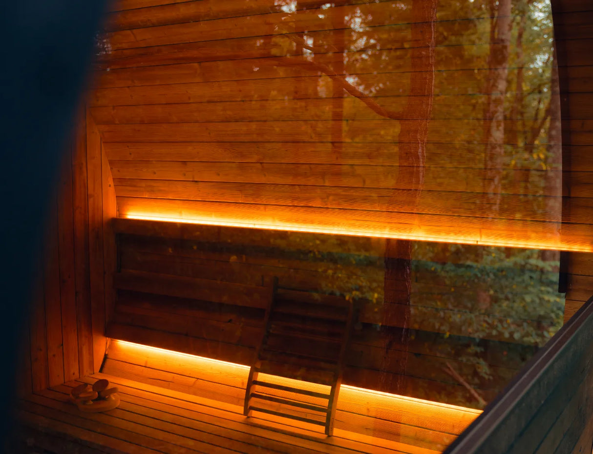 Thermory 2 Person Barrel Sauna No 54 DIY Kit with Window