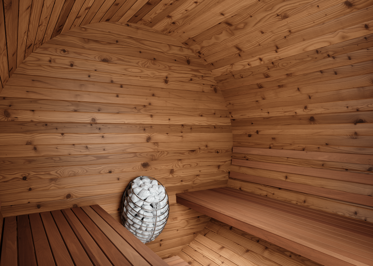 Thermory Barrel Sauna 63 DIY Kit 6 Person Sauna Builder