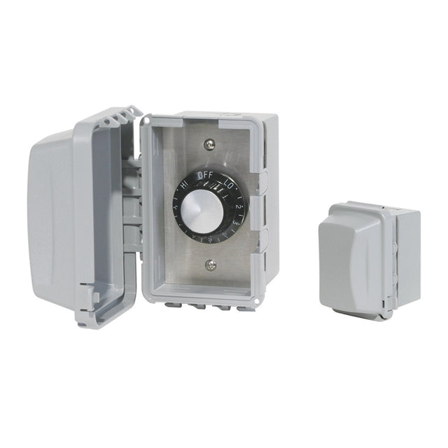 Infratech INF Input Heat Regulator Single Switch w/ Surface Mount and Weather Proof Gang Box 240 Volt - 14 4220