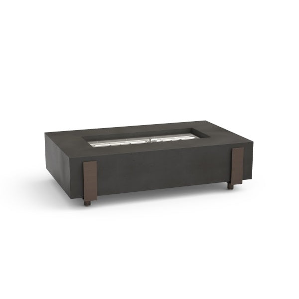 American Fyre Designs Iron Saddle Firetable Outdoor Gas Fire Pit