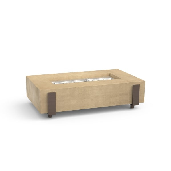 American Fyre Designs Iron Saddle Firetable Outdoor Gas Fire Pit