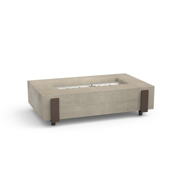 American Fyre Designs Iron Saddle Firetable Outdoor Gas Fire Pit