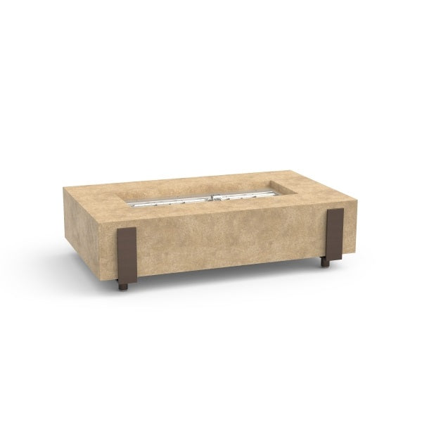 American Fyre Designs Iron Saddle Firetable Outdoor Gas Fire Pit