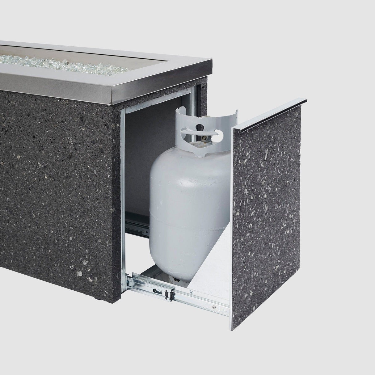 Key Largo Linear Gas Fire Pit Table