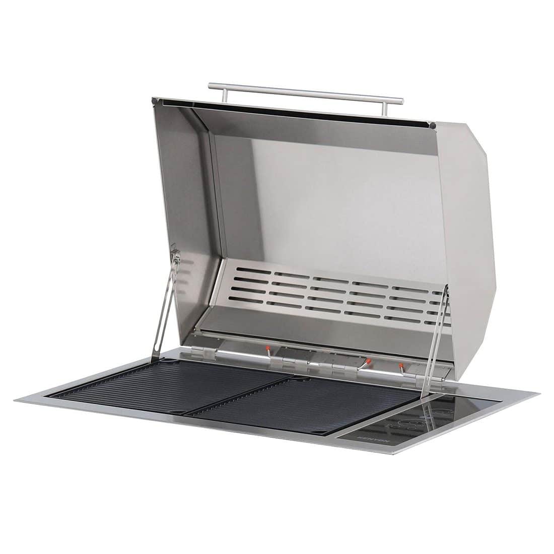 Kenyon | Texan Two Zone Single Lid Built-In 240V Electric Grill