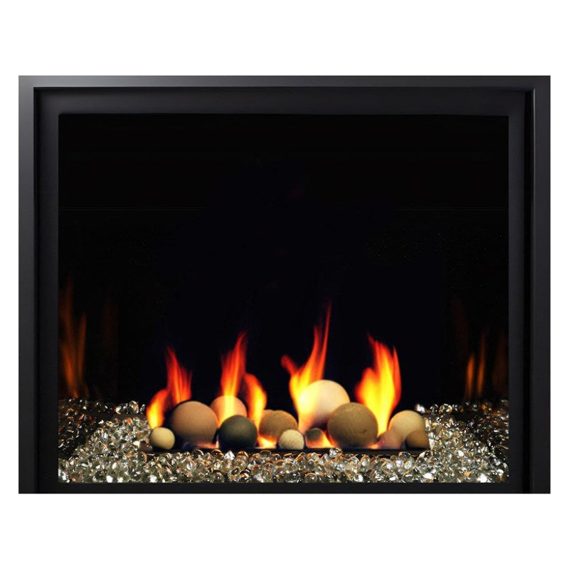 Media Options for Kingsman ZCV39 Direct Vent Gas Fireplace