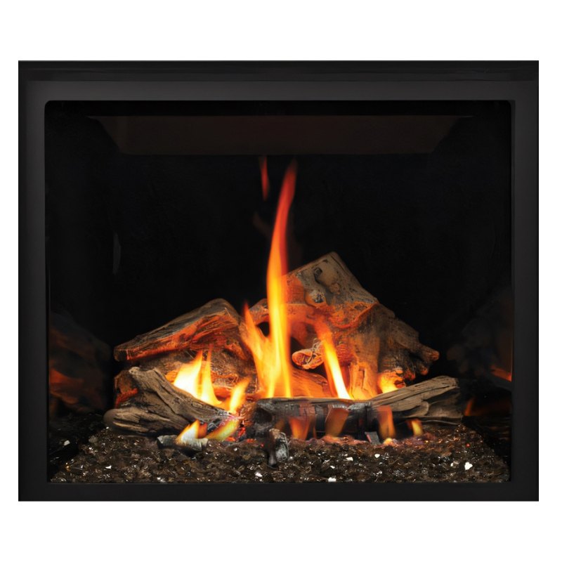 Media Options for Kingsman ZCV39 Direct Vent Gas Fireplace