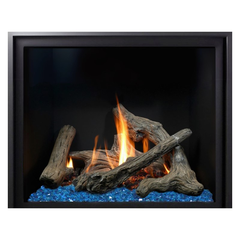 Media Options for Kingsman ZCV39 Direct Vent Gas Fireplace