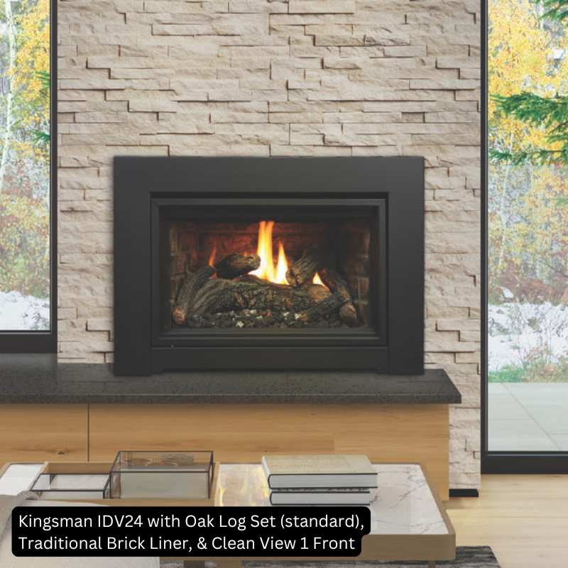 Refractory Brick Liner for Kingsman IDV24 Direct Vent Insert