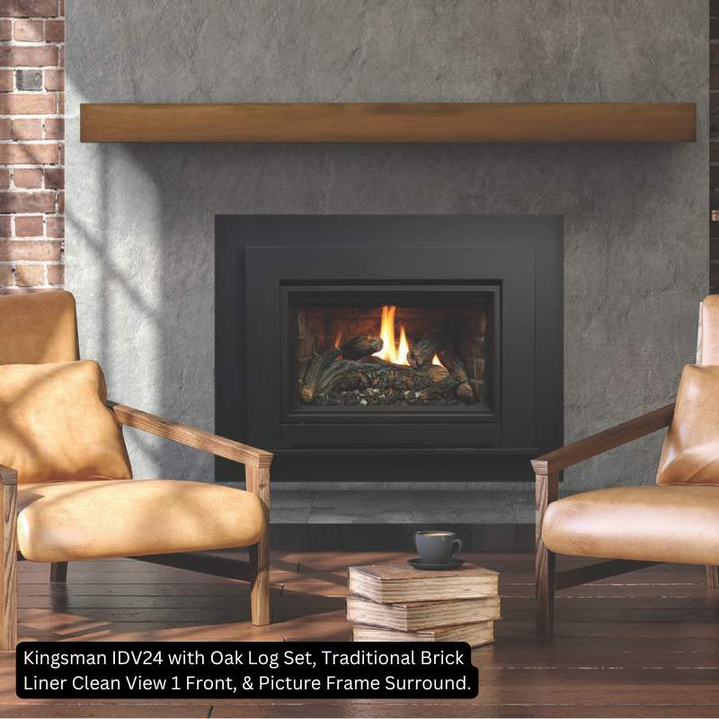 Refractory Brick Liner for Kingsman IDV24 Direct Vent Insert