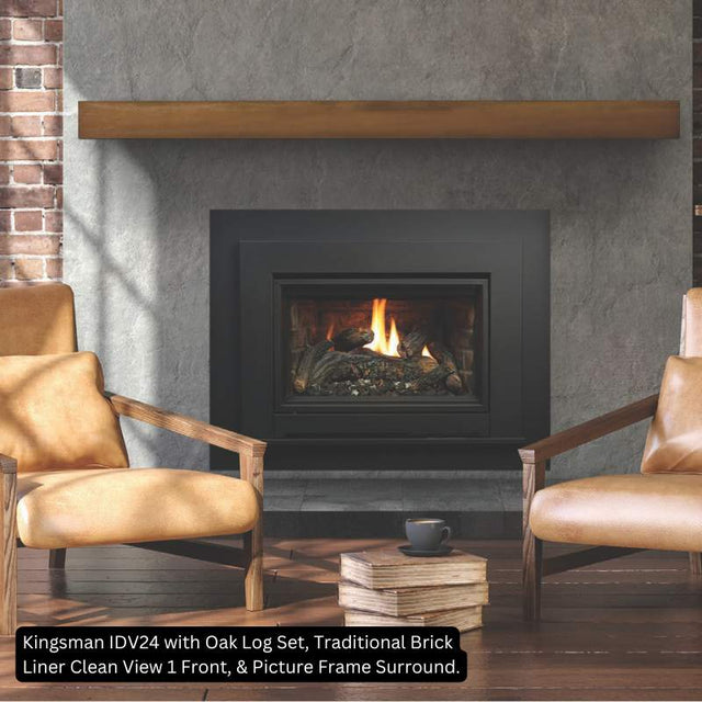 Refractory Brick Liner for Kingsman IDV24 Direct Vent Insert