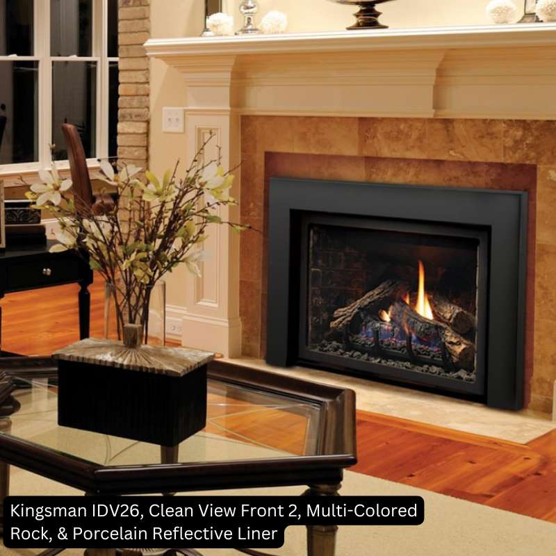 Kingsman IDV26 26" Direct Vent Fireplace Insert