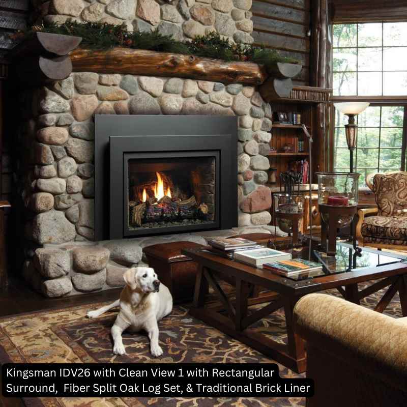 Kingsman IDV26 26" Direct Vent Fireplace Insert