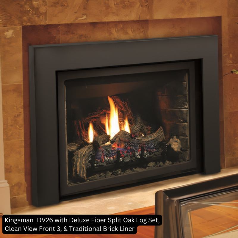 Kingsman IDV26 26" Direct Vent Fireplace Insert