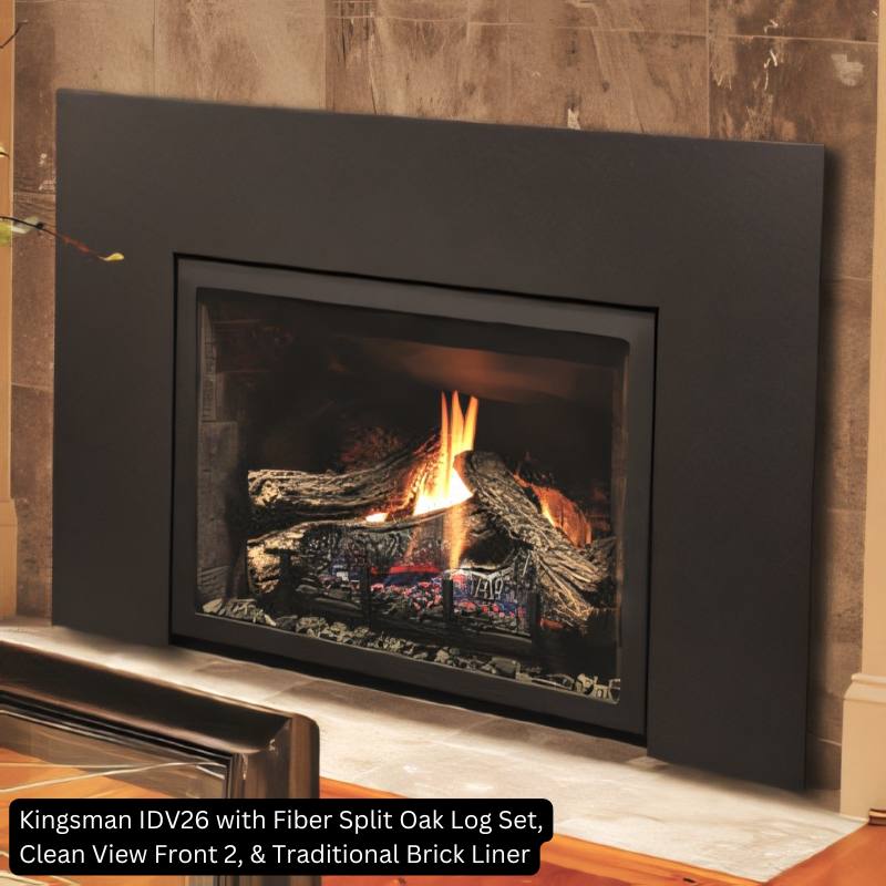 Kingsman IDV26 26" Direct Vent Fireplace Insert