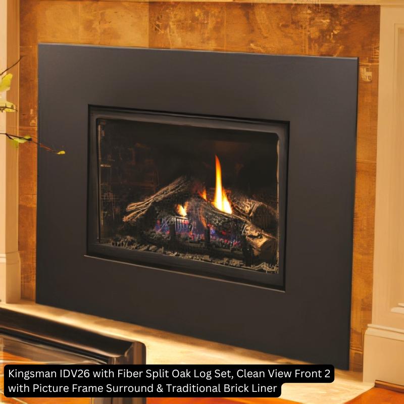 Kingsman IDV26 26" Direct Vent Fireplace Insert