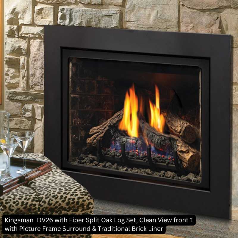 Kingsman IDV26 26" Direct Vent Fireplace Insert