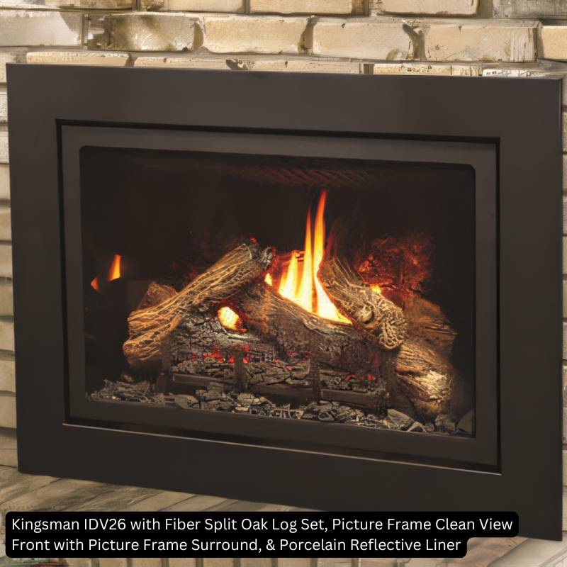 Kingsman IDV26 26" Direct Vent Fireplace Insert