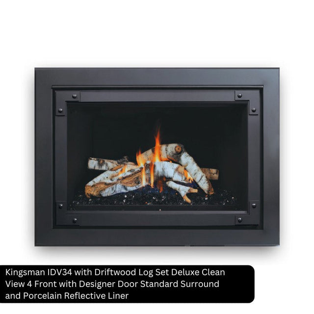 Kingsman IDV34 34" Direct Vent Fireplace Insert