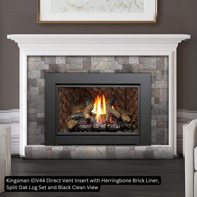 Herringbone Brick Liner Refractory Fiber for Kingsman IDV44 Direct Vent Insert