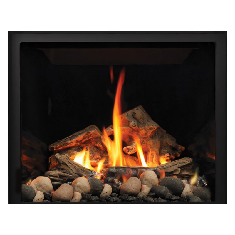 Media Options for Kingsman ZCV39 Direct Vent Gas Fireplace