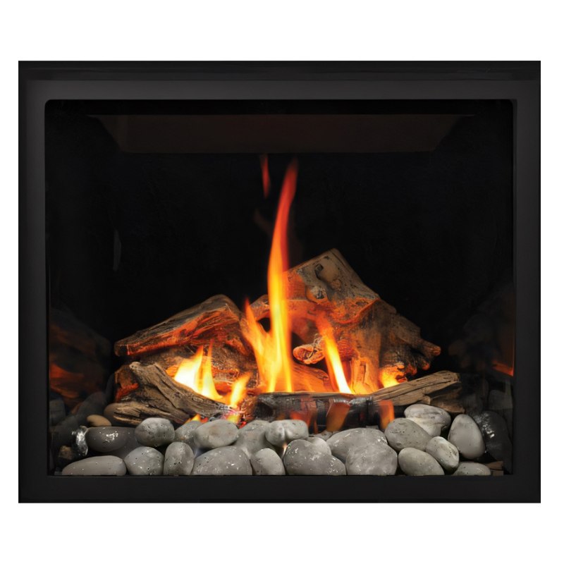 Media Options for Kingsman ZCV39 Direct Vent Gas Fireplace