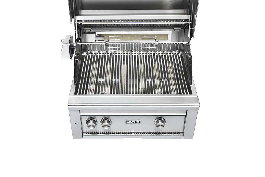 Lynx | Professional 30" Built-In All Infrared Trident Grill & Rotisserie