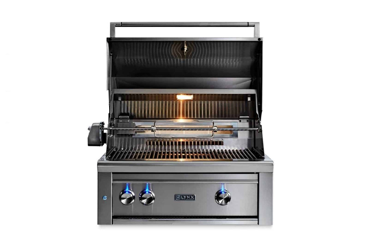 Lynx | Professional 30" Built-In All Infrared Trident Grill & Rotisserie