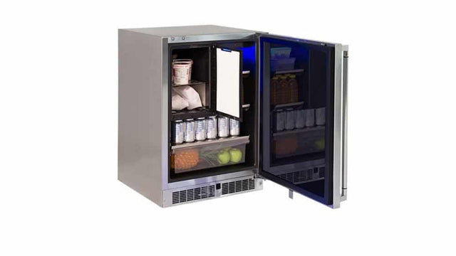 Lynx LN24REFC 24-Inch Outdoor Refrigerator and Freezer Combination