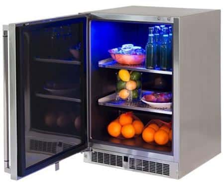 Lynx LN24REF 24-Inch Outdoor Refrigerator with Field-Reversible Door