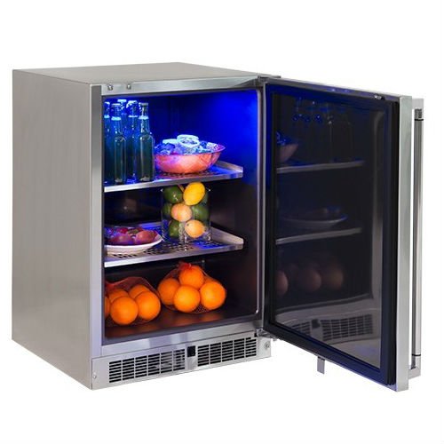 Lynx LN24REF 24-Inch Outdoor Refrigerator with Field-Reversible Door