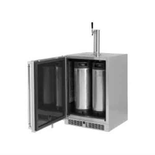 Lynx 24-Inch Outdoor Beverage Dispenser with Single Tap Tower