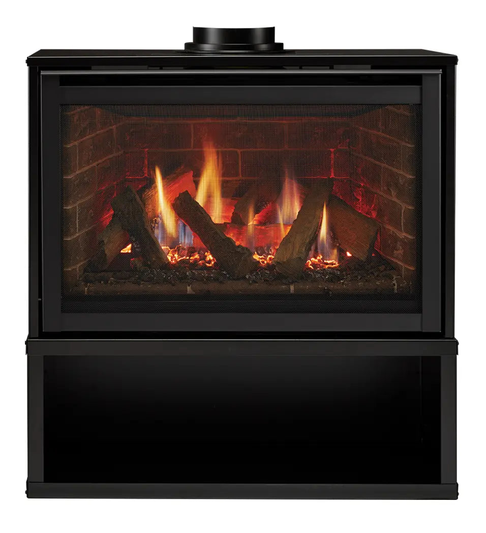 Majestic Ruby 30 Freestanding Direct Vent Gas Fireplace | RUBY30IL RUBY30IN