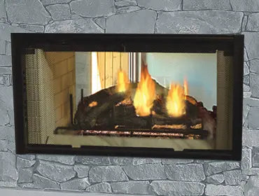 Majestic Designer See Through Wood Burning Fireplace - 42" | DSR42