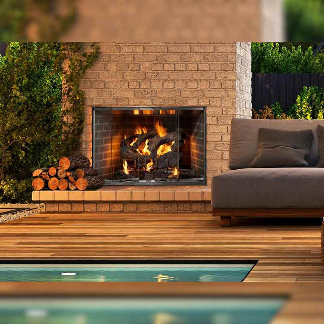 Majestic Cottagewood 42" Outdoor Wood Burning Fireplace