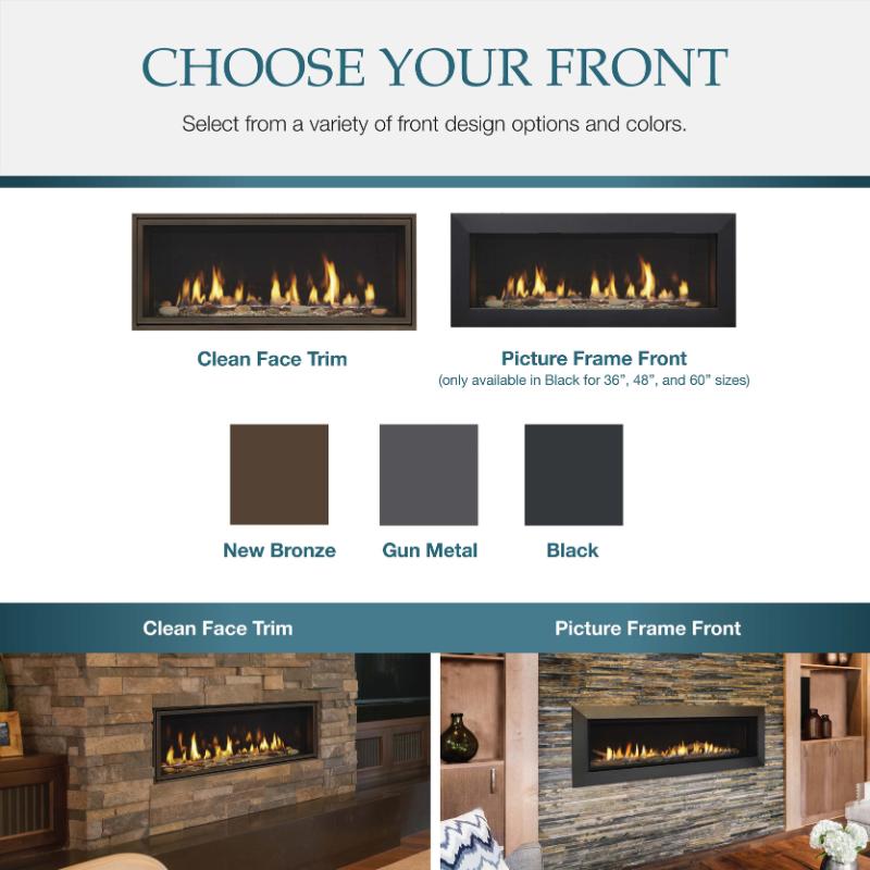 Majestic Echelon II 72" Linear Direct Vent Gas Fireplace